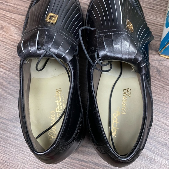 NEW FootJoy Classics Black Kiltie Golf Shoes 9 main image 5